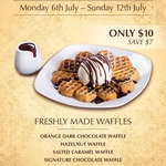 The Week of $10 Waffles Returns (Usual Price $17) @ Lindt Chocolate Cafés