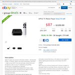 Apple TV $87 @ eBay Group Deal (Futu Online)