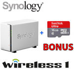Synology DS214SE 2-Bay NAS Gigabit RAID + SanDisk 16GB MicroSD $204 & Get eBay $100 Voucher @ Wireless 1 eBay