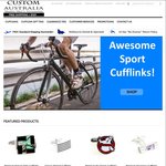 60% off All Cufflinks (+Spend over $50 and Receive Free Delivery) @ Custom Australia