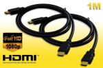 2x 1m Gold Plated HDMI Cable + $8.98 Shipped- Today only
