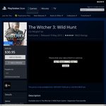 The Witcher 3: Wild Hunt (PSN) $30.95
