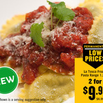 La Tosca Frozen Pasta 2.5kg for $9.99 @ Tasman Meats VIC Only