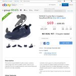 Reebok Furylite Men's Sneakers $69.00 @ Culture Kings eBay