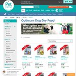 Optimum Dog Dry Food Sale - 15kg for $39.95 @ Pet Circle