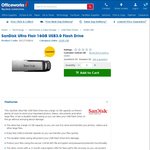 SanDisk Ultra Flair 16GB USB3.0, Toshiba 16GB Daichi USB 3.0 & Toshiba 16GB Kamome USB 3.0 All $4.97 C&C Free @ Officeworks