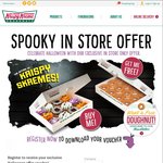 Buy 1 Dozen Halloween Doughnuts, Get Free Original Glazed Dozen + 31% off Online Orders with 2 or More Dozens @ Krispy Kreme