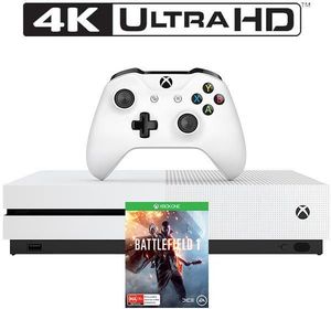 Xbox One S 500GB Console with Either Minecraft or Battlefield 1