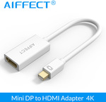 AIFFECT MiniDP-to-HDMI Adapter UHD/4K@30Hz AUD$9.24 or FullHD/1080p@60Hz AUD$4.62 Free Shipping @AliExpress