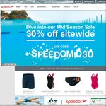 Speedo Mid Season Sale 30% off Full Priced Items Using Coupon Code SPEEDOMID30