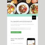 $10 off First Order at UberEATS