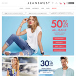 50% off All Jeans at Jeanswest