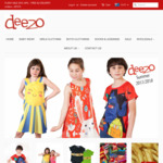 Deezo Happy Fashion for Kids Flash Sale 25% - 40% + Free Delivery for Orders > $75
