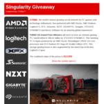 Win 1 of 3 'Singularity' Gaming PC Bundles Worth Over $5,000 from Gaming Tribe