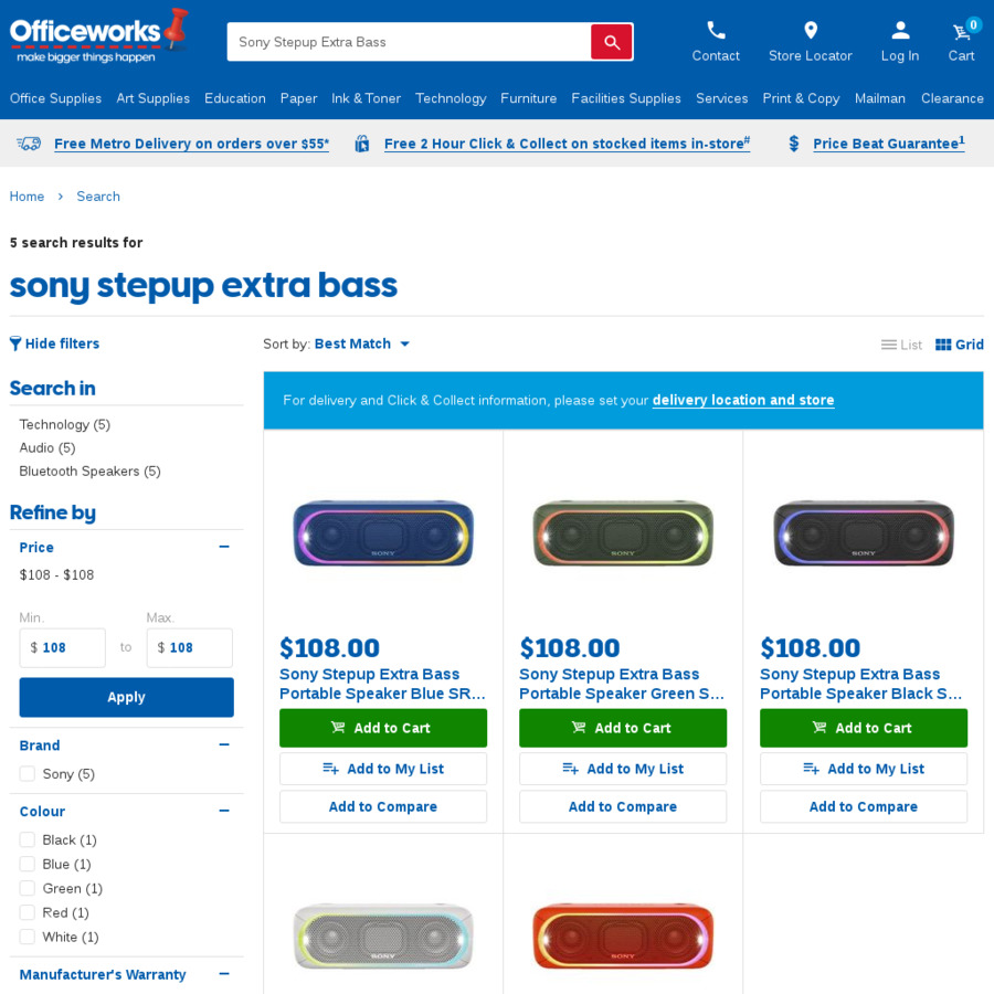 Sony xb31 shops officeworks