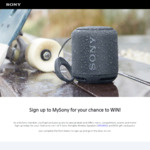 Win 1 of 5 Sony SRS-XB10 Wireless Speaker & EFTPOS Card Packs Worth $179 from Sony
