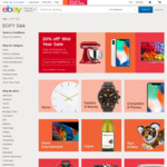 20% off 128 Stores @ eBay