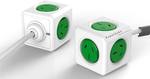 Allocacoc PowerCube 1.5m with 5 Power Outlets - Green (5300/AUEXPCGRN) $14 Delivered @ Kogan