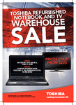 Toshiba Refurbished Notebook and TV Sale (Sydney-Homebush) with Special Offer for Notebooks !!!