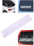 Car Bumper Sticker "The Closer You Get The Slower I Drive" White US $0.55 (AU $0.75 Incl.tax) Delivered @ Zapalstyle