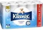 Kleenex Complete Clean Toilet Paper - $10 for 30 Rolls ($0.185 / 100 Sheets) @ Woolworths