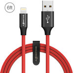 BlitzWolf AmpCore Turbo BW-MF10 2.4A Braided Lightning Charging Data Cable US $7.91 (~AU $11.08) Delivered @ Banggood