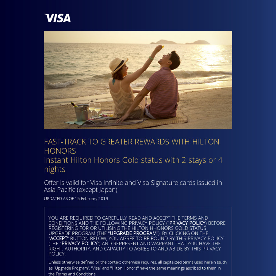 Hilton Honors Fast Track to Gold Status with 2 Stays or 4 Nights for