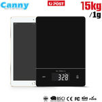 Digital Kitchen Scale Multifunction with Range from 1g to 15kg, Glossy Black $22.5 Delivered (New Customer) @Gshopper AU