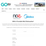 Win an NCE Midea Benchtop Mini Dishwasher Worth $599 from Go RV