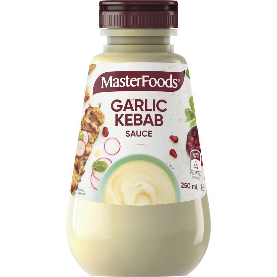 Masterfoods Garlic Kebab Sauce Masterfoods Garlic Kebab Sauce
