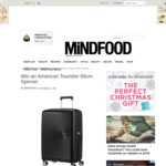 Win an American Tourister 69cm Spinner Worth $299 from MiNDFOOD