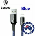 Baseus Smart USB Charging Cable for iPhone - 2 for $12 + Del ($0 w/eBay Plus) @ Apus Express eBay
