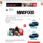 Win 1 of 2 Product of the Year Hampers Worth $150 from MiNDFOOD