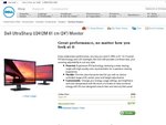 Dell UltraSharp U2412M LCD Monitor $279  [3 Days only] + up to 30% off Monitor, Accessories, Printers and Projectors