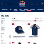 Up to 90% off Red Bull Racing Gear (2019 RB HRT Hats $4, 2019 Vest $40, Number Plates $4, More) @ Red Bull Holden Shop