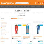 Denali Lite Sleeping Bags (eg Lite 200 Was $189.99 Now $50) in Store or + Shipping @ Anaconda