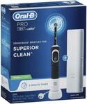Oral B Pro 100 Cross Action Power Toothbrush Black with Travel Case $34.99 @ Chemist Warehouse