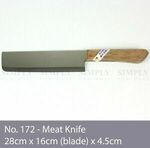 No. 172 KIWI Knife Kitchen Chef Knives Stainless Steel Blade Cook Cleaver Wood $8.90 Delivered @ Simply Homeware (eBay)