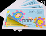 Umaxprint November Promo - Sticker Promo $79/$99 for 1000, Glossy Paper/White Plastic Stickers