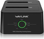[Prime] WAVLINK USB 3.0 to SATA Dual Bay HDD Docking Station $38.99 Delivered @ Wavlink Amazon AU