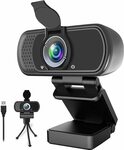 Ziqian 1080p Webcam with Stereo Microphone $22.70 + Delivery ($0 with Prime/ $39 Spend) @ Jfmshop via Amazon AU
