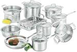 Scanpan Impact 10pcs Stainless Steel Cookware Set $359 + Delivery (Free Metro Shipping) @ Mega Boutique