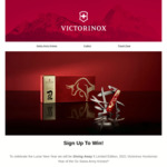 Win 1 of 5 Limited Edition, 2021 Victorinox Year of The Ox Swiss Army Knives from Victorinox