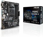 ASUS PRIME B450M-A AM4 mATX, Aura Sync RGB, DDR4 4400MHz, M.2, HDMI 2.0b USB 3.1 Gen 2 $88 Delivered @ Amazon AU