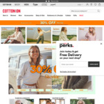 Afterpay Day Sale - 30% off Full Priced Items, Extra 20% off Sale Items at Cotton On