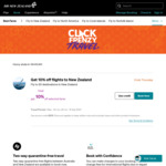 10% off Flights to NZ (Fares from $281 Oneway) @ Air New Zealand