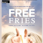[QLD, NSW, VIC, SA, WA] Free Fries 1-2PM 13 July @ Lord of The Fries (All Locations except Newtown & Fitzroy)