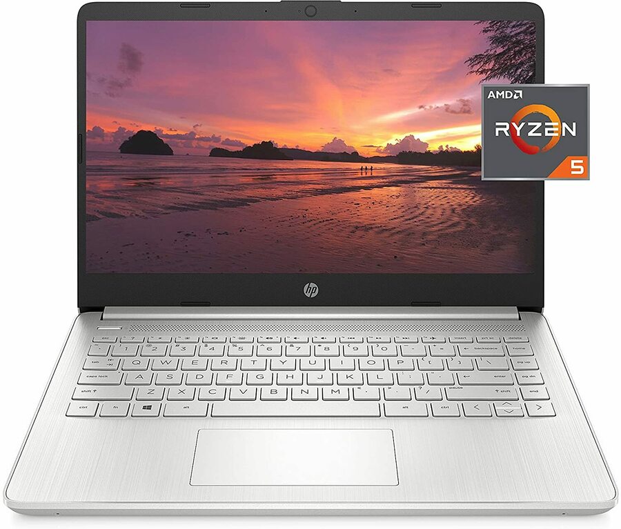 [Back Order] HP Laptop 14", AMD Ryzen 5 5500U, 1080P IPS, 8GB RAM