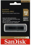 SanDisk Extreme Pro 512GB USB 3.2 USB Flash Drive $144.30 + Free Express Shipping @ TechLake