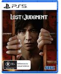 [PS5, PS4, XSX] Lost Judgment $59 + Delivery ($0 C&C/ in-Store) @ JB Hi-Fi